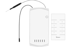 SONOFF iFan04 Smart Wlan Deckenventilatoren mit Beleuchtung, Samrt Deckenventilator Lampen Controller, intelligente universelles Deckenventilator-Fernbedienungsset,Kompatibel mit Alexa und Google Home