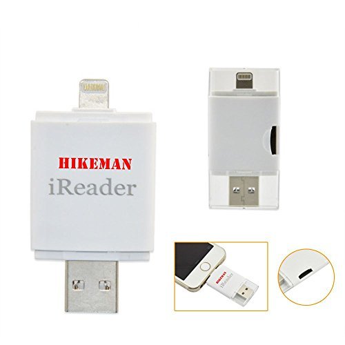 HIKEMAN iDrive i-FlashDrive HD Memory Stick USB-Adding Extra Speicher für Ihr iPhone/iPad viel einfacher zu speichern Fotos /Videos für iPhone 5s/6/6s/6Plus/6sPlus -16 GB