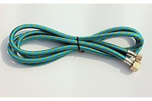 ABEST 6' Air aérographe tressé tuyau 1/8 « - 1/4 » adaptateur raccord AB-B32-1. 8 m