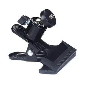 Electomania Metal Photo Studio Flash Spring Clamp Clip Mount With Ball Head (Black)