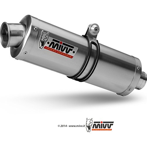 Preisvergleich Produktbild Auspuffanlage Mivv 2 SLIP-ON Edelstahl Oval Sport