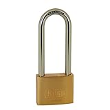 candado anticizalla 80mm Cuerpo de latón macizo Kasp K12050L80D - Candados de latón con arco largo - 50x80mm