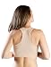 Soft French Terry Nursing Sleep Bra for Maternity / Breastfeeding (Medium, 2 Pack, Black/Nude)