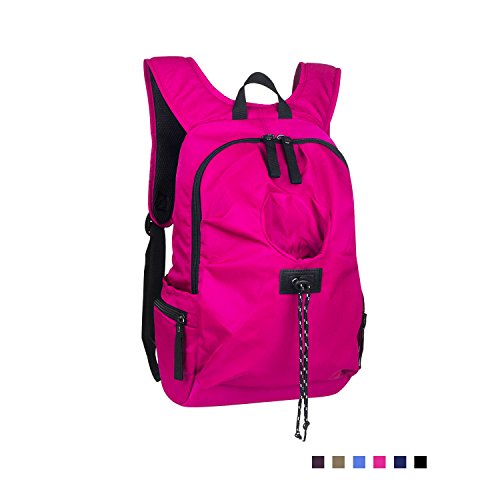 CARQI Leichtes, wasserdichtes, haltbares Reise-Wandern Rucksack Daypack Rosered