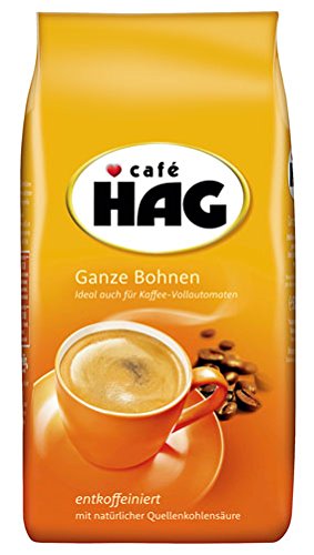 Preisvergleich Produktbild Cafe Hag entkoffeiniert, Ganze Bohne - 500gr - 4x