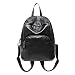 Produktbild SJMMBB Student Bag Umhängetasche aus Weichem Leder für Freizeitaktivitäten Student, Schwarz, 32 X 28 X 18 cm