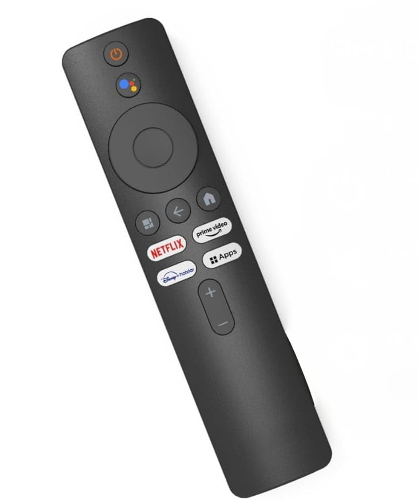 Original for Redmi Tv Remote Xiaomi tv Remote Control Original for Smart Android 4K Led UHD HD Xiaomi Mi Television with Bluetooth Feature and Voice Command - Pairing Must (KPDP)