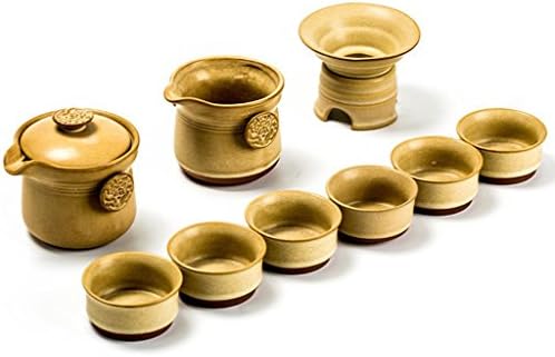 Dehua China Ceramics Ceramic hand-painted stoneware, China gongfu tea set 9 pieces, b models