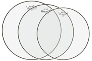 FREESOUNDGUITARS REMO EMPEROR SET PELLI PER BATTERIA ACUSTICA 10" 12" 14" PELLE CLEAR TRASPARENTE PER TOM RULLANTE TIMPANO