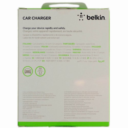 Belkin Micro KfZ-Ladegerät (2100mA, inkl. 1,2m Lade/Sync-Lightning-Kabel, geeignet für iPhone 5/5s/5c) - 9