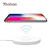 Produktbild Yoobao D1 Wireless Ladegerät 5W Qi Ladegerät für iPhone 8/8 Plus/iPhone X,LG G6/G3, Samsung S8/ S7/ S6/ Edge,Google Nexus 4/5/6/7,HTC 8X, Nokia Lumia 820 und Mehr Qi-Endgeräte Geräte-Weiß