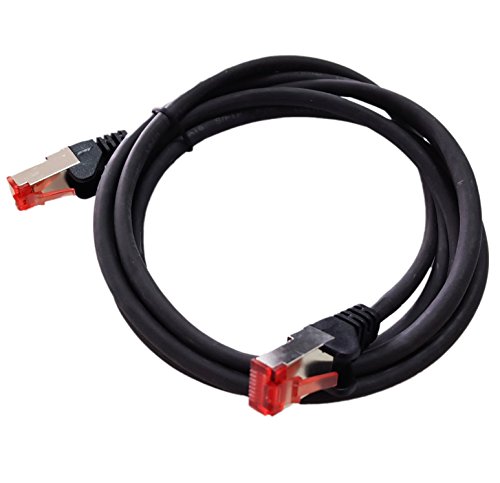 1,5m – CAT.6 Ethernet Gigabit Lan Netzwerkkabel (RJ45) | 10/100/1000Mbit/s | Patchkabel | UTP | kompatibel zu CAT.5 / CAT.5e / CAT.7 schwarz - 2
