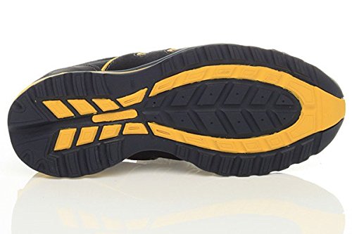 Herren Schnüren Grund Sicherheit Stahlkappe Arbeiten Stiefel Sneaker Turnschuhe Wandern Größe - 5