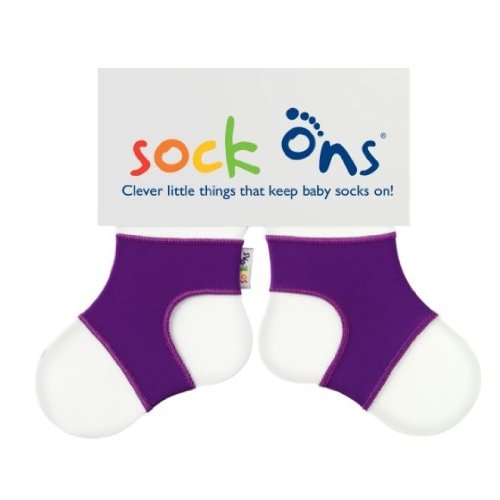 Sock Ons Sock Keepers Purple Size 6-12 months