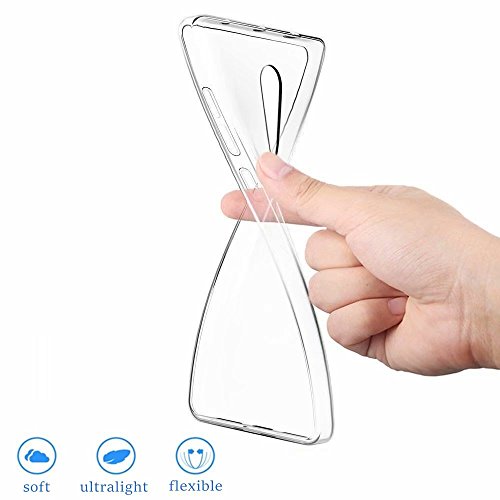 Fanxwu Funda Huawei P20 Lite Ultrafina Transparente Cristal Suave TPU Silicona  2 Pel  cula de Cristal Templado  Dise  o de Coj  n de Aire Protecci  n Anti-Shock Cover