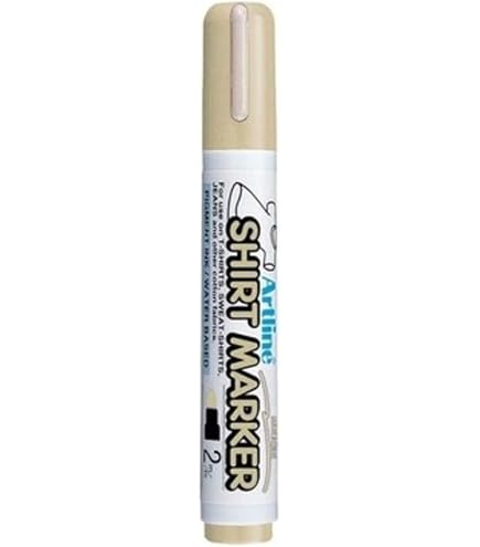 Stylo à Peinture Pour Tissu Trimits 20ml Beige - Base Aqueuse, Lavable Après Fixation à Chaud - 2