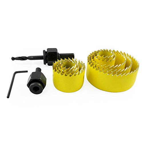 Incutex Lochsägen Set 12-teilig Lochsägensatz Bohrkrone Dosenbohrer Lochkreissäge im Koffer - 3