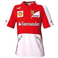 Camiseta niño Ferrari Team Escudería rojo/blanco talla 16 años
