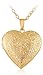 Via Mazzini 18K Gold Plated Hallmarked Heart Photo Locket Pendant for Women (NK0397) RS.499.00