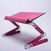 Produktbild Aluminium Tisch / Laptop Tisch / Bett Lazy Klapptisch / Hubtisch / 56CM Große Desktop / Desk Kühlung (3 Farben wahlweise freigestellt) (mit Ventilator, kein Ventilator wahlweise freigestellt) ( farbe : A , größe : No Fan )