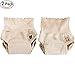 Produktbild Da Jia Inc 2Pcs Baby Training Pants – Baumwolle Breathable Kinder Unterwäsche Unterhosen Trainerhosen Töpfchentraining Unisex Baby Wasserdicht Wiederverwendbare Waschbare Elastische Baby Windeln Windelhose (Fits for baby weight: 3-8Kg,Cat+Bear)