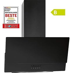 Hotte aspirante verticale sans tête 60 cm Bomann DU 774 G - Classe B - 3 niveaux de puissance - Évacuation ou recyclage de l'air - Éclairage LED