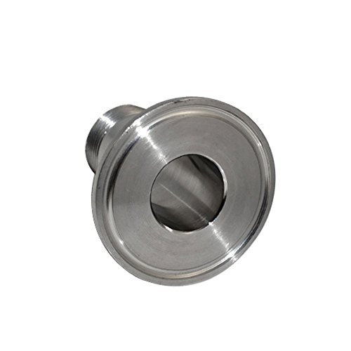 3/4″ Sanitär AG Gewindefitting Flansch Ferrule Für Tri Clamp 50.5mm BSPT - 2
