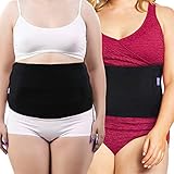Everyday Medical Plus Size Post Surgery Abdominal Binder I Bariatric Stomach Wrap I Hernia Support for Women and Men I Obesity Girdle great for Liposuction, Postpartum, C-section, Hernia-Size Wide 3XL