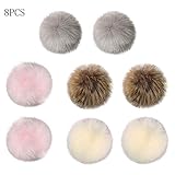 💞Material: Kunstpelz. Paket enthalten: 1 x Pompom Ball. Plüschballgröße: 9cm.