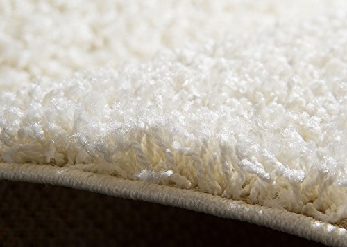 Shaggy Hochflor Teppich Happy Langflor Teppich in Creme / Beige mit Öko-Tex Siegel, Größe: 160×230 cm - 4