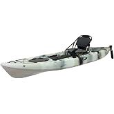 Fishman Fishing Canoe White Gray Black