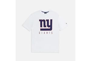 New Era NFL Games Slogan Oversized T-Shirt York Giants White Camiseta Unisex Adulto