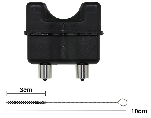 Siemens Kaffeeauslauf 621811 inkl. Piebert Reinigungsbürste 2mm für Siemens EQ5, Bosch VeroCafe, Gagenau CM.., Neff C77V60N2 Kaffeevollautomaten inkl. Einbau-Anleitung (QR-Code) - 2
