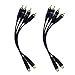 Produktbild 4x 20 cm RCA Phono Y Splitter Kabel 1 Buchse auf 2 Stecker Adapter Audio Stecker