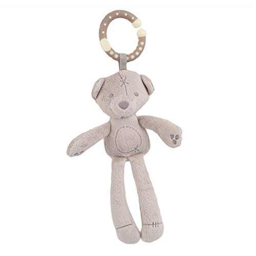 Preisvergleich Produktbild Lalang Baby Plüschtiere, Kleinkindspielzeug,Beschwichtigen Schlaf Spielzeug,Kinderwagen, der Spielzeugauto-Drehmaschine hängenden Plüschtier (Bär)