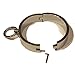 Produktbild Unisex Chrome-plated Steel Restraints Rings 2 Pieces with Magnet Locking Pins (L Size:L