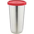 SignoraWare Jumbo Stainless Steel Tumbler 450ml | AirTight | LeakProof | SpillFree | for Office,Gym,Yoga,School,Trekking,Travel,Home | ideal for Water,sambhar,rasam,butter milk,juice etc | Red