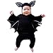 Produktbild serliy Baby Halloween Cosplay Kostüm Strampler Hut Outfits Set Kleinkind Kinder Mädchen Prinzessin Weihnachten Kleidung Jungen Jumpsuit Schneeanzüge Säugling Langarm-Bodysuits Baumwolle Spielanzug