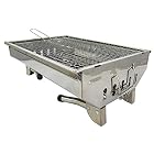 TMD-Line BBQ Holzkohlegrill 45 x 30cm Klappgrill Standgrill Tragbar Camping Garten Grill – Bild 2
