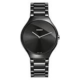 Rado True Thinline Herren-Armbanduhr 39mm Armband Keramik Quarz R27741182