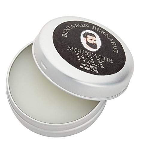 Bartwachs für starken und langen Halt – natürliches Wachs, Jojobaöl, Avocadoöl – einfache Anwendung und frischer Duft – 25 ml - 4