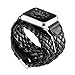 Price comparison product image SUNDELY® 38mm Applewatch is woven with a single, double - loop leather fashion strap.