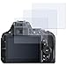 Produktbild 3 x Displayschutzfolie klar/wie unsichtbar für Nikon D5600