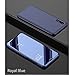 Produktbild Sycode Spiegel Hülle für Huawei P20 Pro,Flip Schutzhülle für Huawei P20 Pro,Volle Ecke Schütz Case für Huawei P20 Pro,Luxus Stilvoll Edel Cool Männer Frauen Screen Protector Hellblau Slim Fit Clear Standing View Mirror Cover Metall-Galvanotechnik Faltbar Bookstyle Beirftasche Cover Tasche Shell für Huawei P20 Pro-Hellblau Mirror