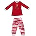Produktbild ValianhAgen Schlafanzug mit Weihnachtsmuster, für Eltern, Kinder, Damen, Herren, Baby, Baumwolle, Men's, Large