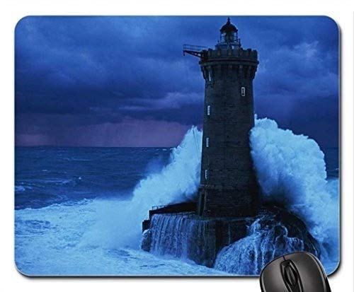 Preisvergleich Produktbild Schwere Meermausunterlage, Mousepad (Leuchttürme-Mausunterlage)