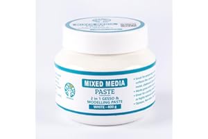 Oakwood Archer Mixed Media Paste 2-in-1 White 400GM, ONE
