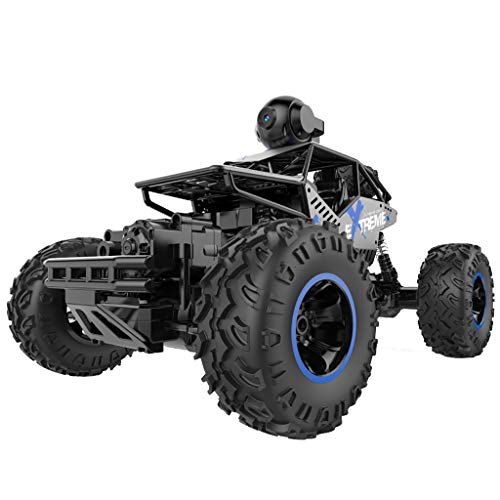 Preisvergleich Produktbild RC Geländewagen Funkferngesteuerte Auto,Offroad Kletterwagen 1 / 16 Allradantrieb Alloy Cross Country mit 90 Grad Mobile Kamera Geburtstag Geschenk für Kinder
