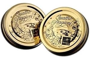 ALMASTORE 12 CONFEZIONI 56 mm (36 Tappi) Capsula Quattro Stagioni BORMIOLI | Per Vaso o Barattolo | CONSERVA | Tappo