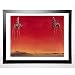 Produktbild DALI Image encadrée Les Eléphants 67x87 cm Rouge